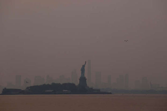wildfire smoke in US from Canada