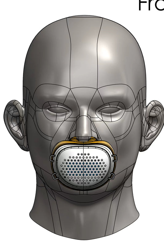 The HEPA + activated carbon fibre Face Mask has finished the designing！