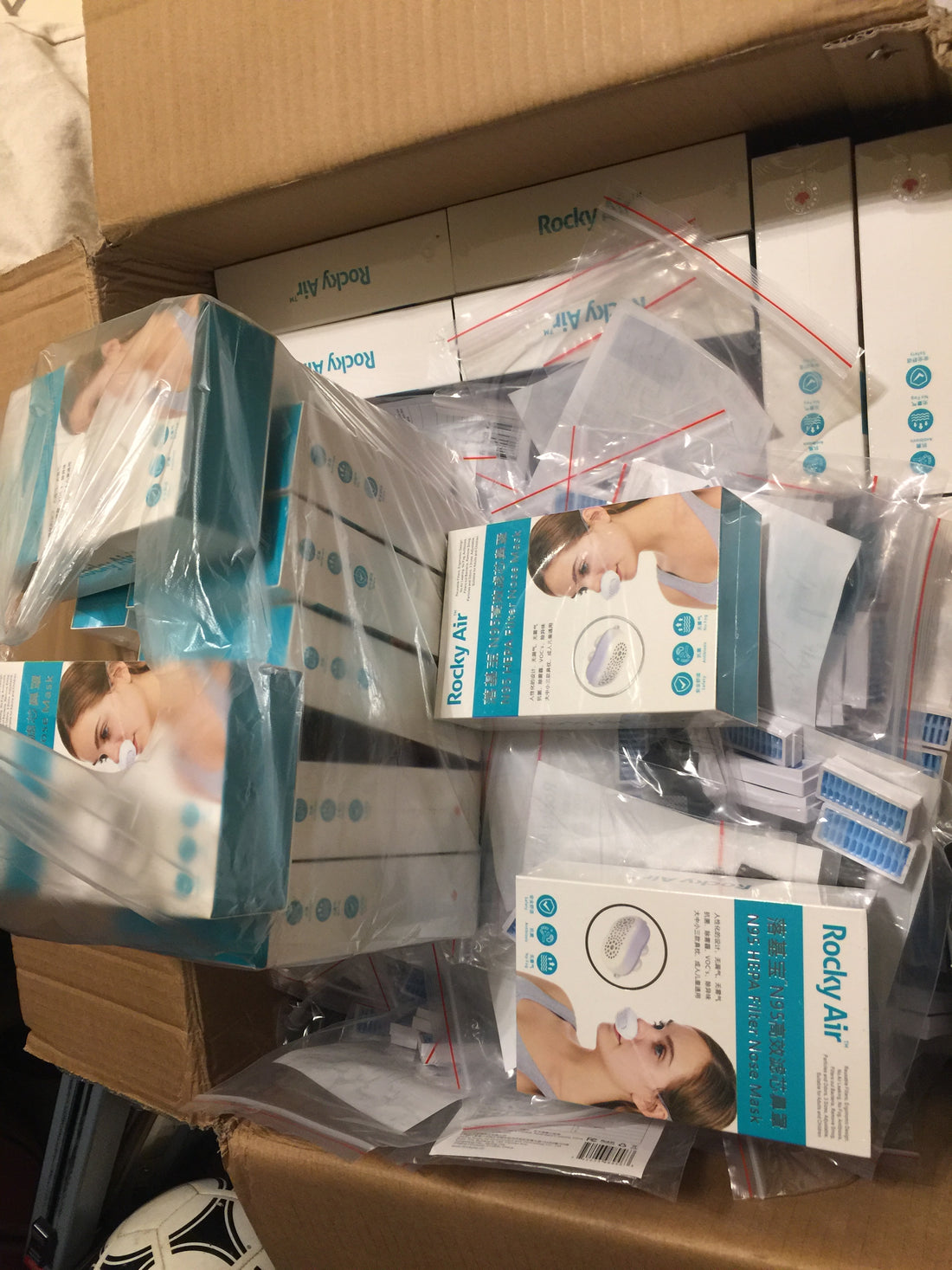 The First Delivery in North America for N95 HEPA Nose Mask